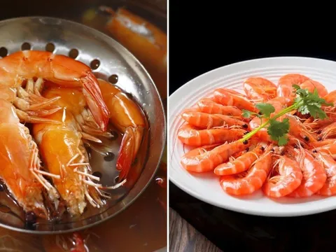 Mẹo luộc tôm đỏ au, ngọt thịt, không bị tanh
