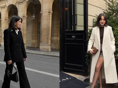 4 mẫu áo khoác được gái Pháp lăng xê mùa lạnh