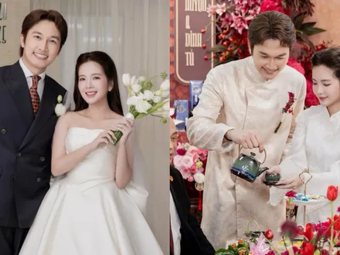 Diễn viên 'giờ vàng VTV' Đình Tú và Ngọc Huyền tổ chức lễ vu quy tại Bắc Ninh