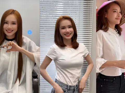 Nhã Phương gây tranh cãi khi chia sẻ khoảnh khắc hiến tóc