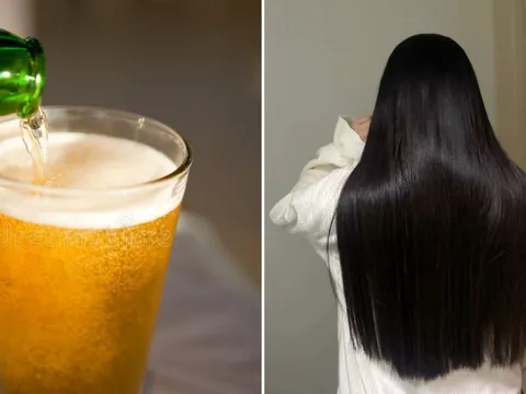Mẹo giúp tóc mọc nhanh, giảm rụng, bóng mượt nhờ gội đầu bằng bia
