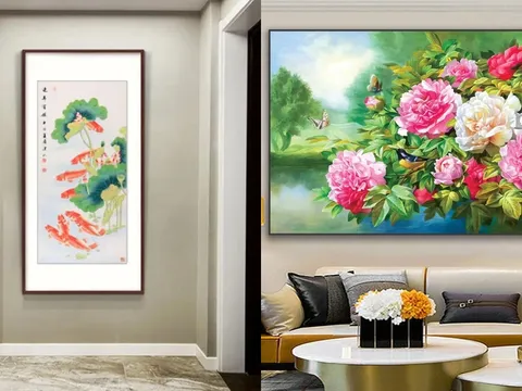 4 loại tranh phong thủy nên treo ở cửa ra vào: vừa đẹp vừa giúp gia chủ gặp lành tránh dữ