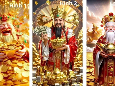 Trắc nghiệm: Chọn 1 trong 3 hình Thần Tài để biết chỉ số may mắn, giàu có của bạn từ nay tới Tết