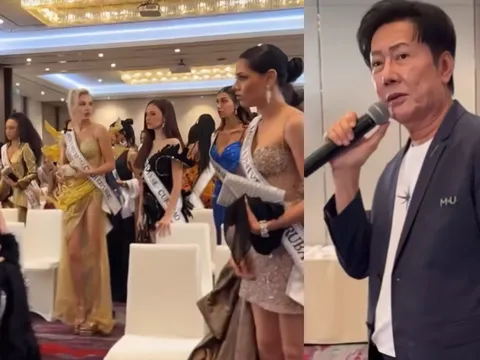 Ông Nawat mắng thẳng thí sinh “Ai ra về thì khỏi thi nữa”, nhiều đại diện tuyên bố rời khỏi cuộc thi