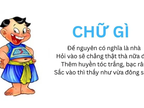 Từ gì trong tiếng Việt để nguyên là nhà, thêm huyền tóc trắng, bạc râu?