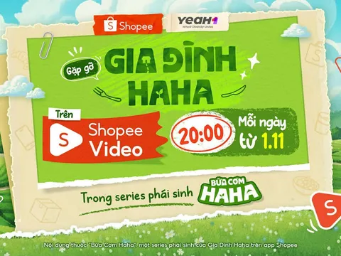 “Bữa Cơm Haha” - series phái sinh mới của Gia Đình Haha kết hợp với Shopee khiến dân mạng rần rần vì quá dễ thương