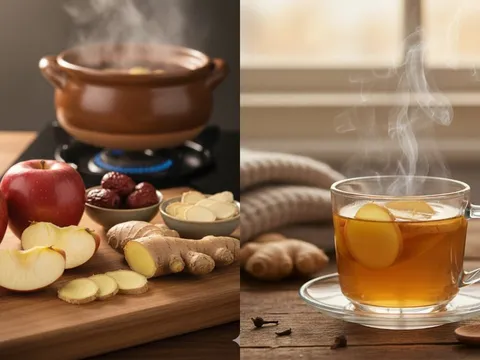 Táo và gừng: Công thức giảm cân "thần tốc" đánh bay mỡ thừa, chống lạnh kỳ diệu mùa đông