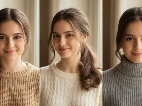 5 kiểu buộc tóc giúp chị em mặc áo len vừa xinh vừa sang