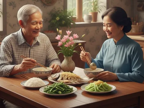 Sau 65 tuổi, ăn tối sai giờ dễ mất ngủ, hại tim: Đây mới là thời điểm “vàng” cho sức khỏe