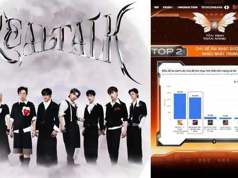 “Tân binh toàn năng” bùng nổ với REAL TALK, lọt Top 2 chủ đề âm nhạc được thảo luận nhiều nhất trong 24h qua