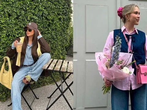 Mẹo biến hóa style với áo sơ mi sáng màu cũ ky