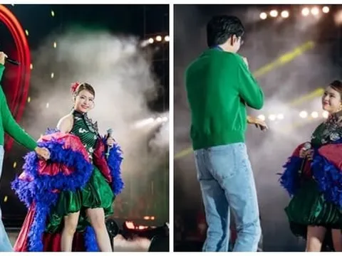 Hoàng Thùy Linh cũng tự đăng ảnh nắm tay Đen Vâu