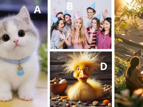 Quiz: Chọn 1 trong 4 hình dưới đây để xem khả năng hài hước của bạn ra sao?