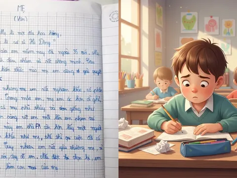 Bài văn tả mẹ “ác hơn dì ghẻ” của học sinh lớp 4 gây bão mạng: Cái kết khiến ai cũng bật cười