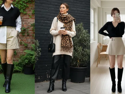 4 set đồ mix cùng boots giúp chị em lên level phong cách ngay lập tức