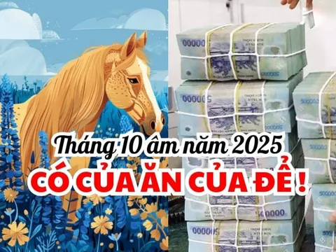 Chúc mừng 3 con giáp Đầu tháng 10 Âm xuôi thuận, cuối tháng Tiền đổ về