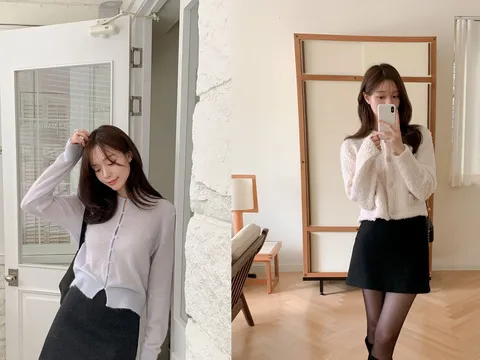 10 cách phối chân váy ngắn giúp phong cách mùa đông trở nên tươi mới, trẻ trung hơn