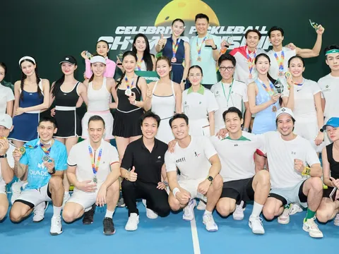 Cựu thành viên 365- Tronie Ngô lên ngôi vô địch tại Celebrity Pickleball Championship