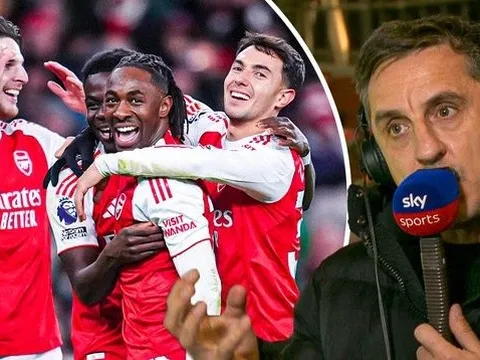 Gary Neville dự đoán Arsenal sớm vô địch Champions League