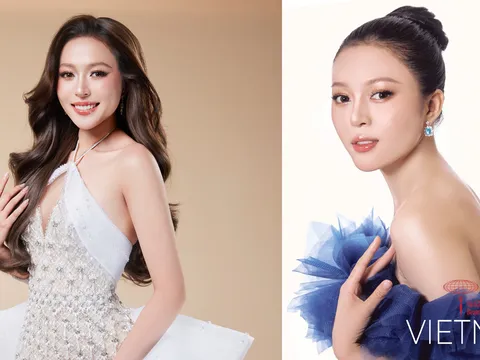 Hoa hậu Kiều Duy đọc tục ngữ Việt Nam tại bán kết Miss International