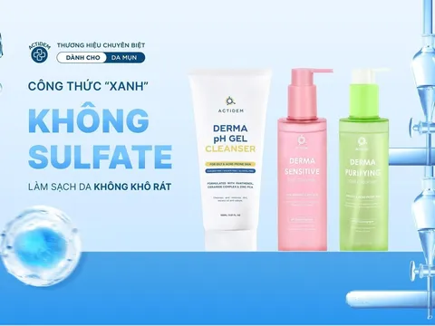 Gel rửa mặt Actidem có tốt không? Có mấy loại? Review chi tiết 3 dòng gel rửa mặt Actidem mới nhất