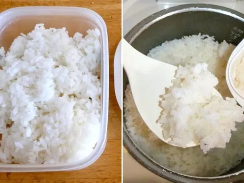 Cách để cơm nguội dẻo thơm, lâu thiu