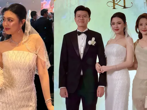 Choáng ngợp tiệc cưới phủ hoa tươi của Phan Hoàng và tiểu thư gia tộc nghìn tỷ