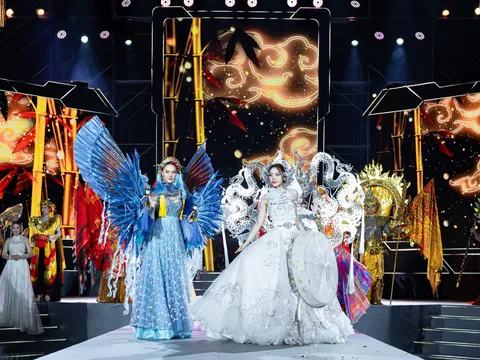 Hoa hậu Kim Nguyên - siêu mẫu Hùng Trần: Bộ đôi đạo diễn “giữ hồn Việt” trên sàn diễn thời trang