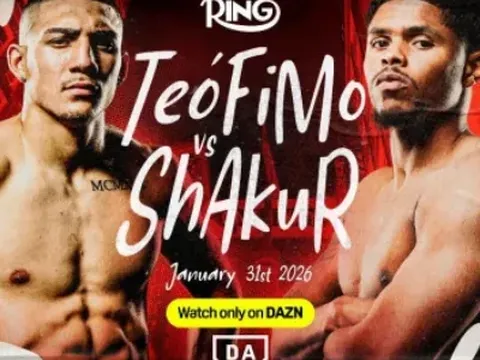 Bom tấn đầu năm 2026: Teofimo Lopez và Shakur Stevenson ấn định ngày đại chiến