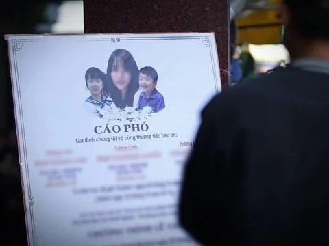 Tang lễ nghẹn lòng của 3 mẹ con vụ cháy quán bún ốc: Người thân bật khóc, quỵ ngã bên di ảnh