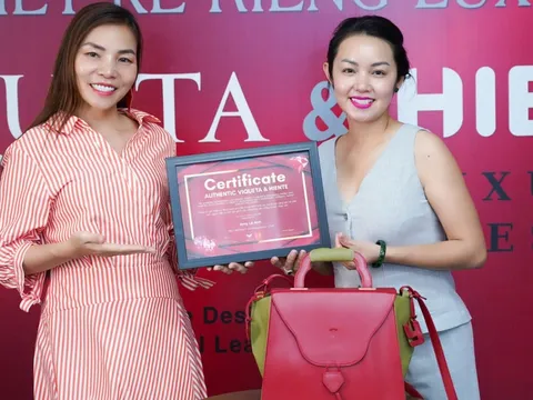 Amy Lê Anh sở hữu túi độc bản vài nghìn đô, món quà đặc biệt từ NTK Hà Lan gốc Việt
