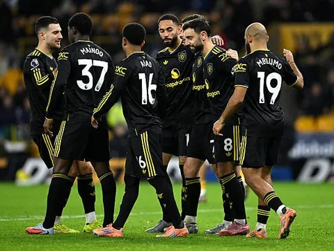 Bruno Fernandes xuất sắc, Man United giành chiến thắng 4-1 trước Wolves