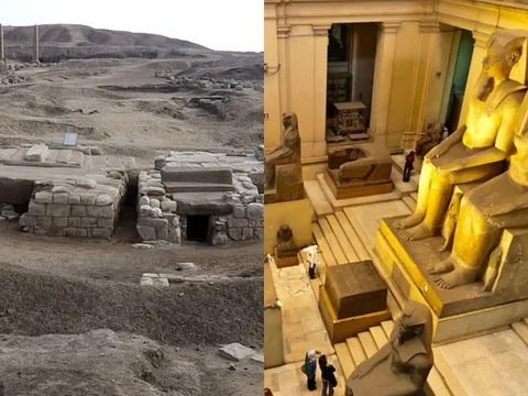 Phát hiện kho báu khổng lồ trong lăng mộ Ai Cập cổ khiến cả thế giới chấn động