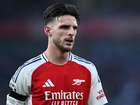 Rice và Saliba vắng mặt – Arsenal chịu tổn thất nặng nề