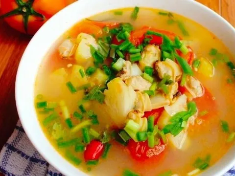 Cách nấu canh ngao chua ngon