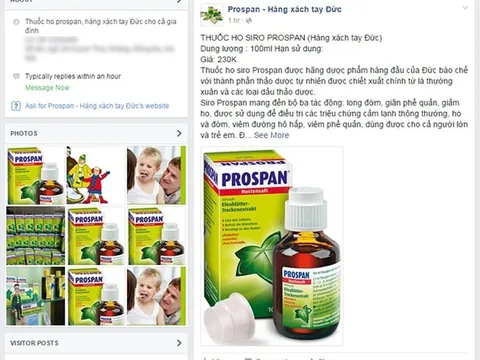 Thuốc trị ho xách tay trôi nổi: Những rủi ro sức khỏe mẹ cần cảnh giác
