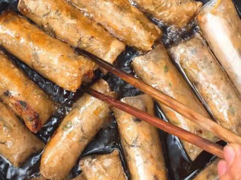 5 mẹo làm nem rán, chả giò giòn tan, vàng ruộm