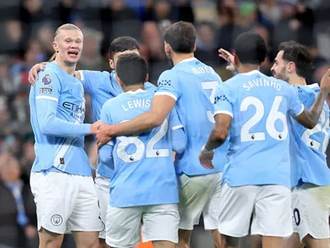 Man City 3-0 West Ham: Erling Haaland lập mốc 200 lần góp dấu giày