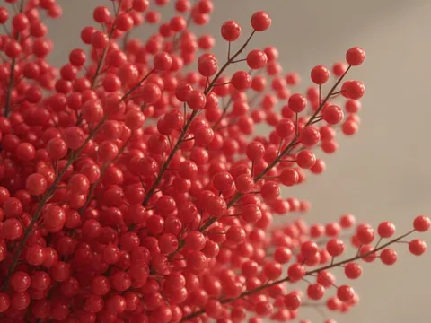 Tết 2026 chơi đào đông đỏ: Cành “trân châu” càng sai quả càng hút lộc