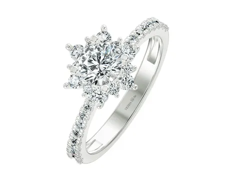 Nhẫn kim cương halo: vẻ đẹp đi cùng dòng chảy thời đại