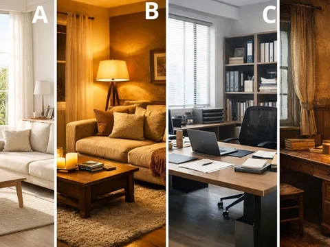 Trắc nghiệm: Chọn một căn phòng bạn muốn bước vào để biết khả năng giàu có trong 3 năm tới