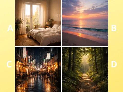 Quiz: Chọn 1 hình ảnh sẽ tiết lộ bạn hạnh phúc thật sự hay chỉ đang cố tự dối mình