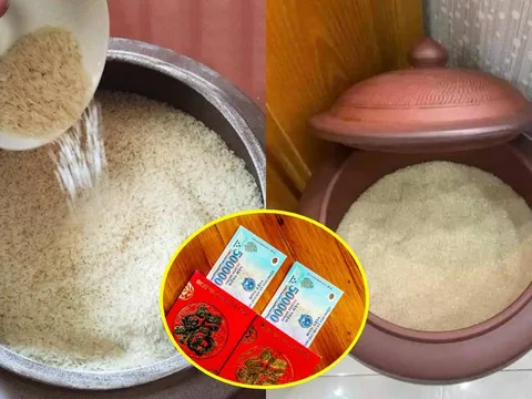 Cuối năm đặt thứ này vào thùng gạo để hút lộc, sang 2026 phất lên như diều gặp gió