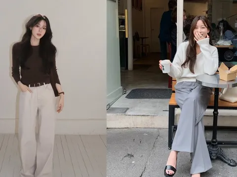 Bỏ quần đen sang một bên, quần trắng và xám đang chiếm lĩnh street style