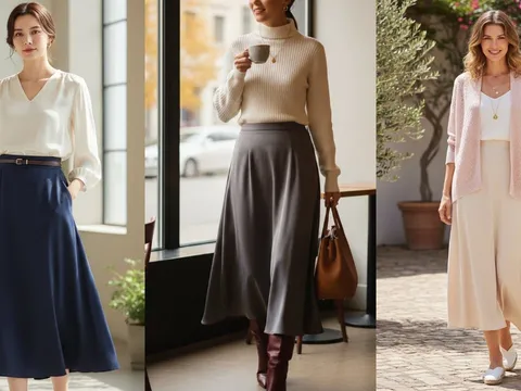 Chân váy suông – mẫu váy đáng sắm nhất 2026: Dễ mặc, tôn dáng và không lo lỗi mốt