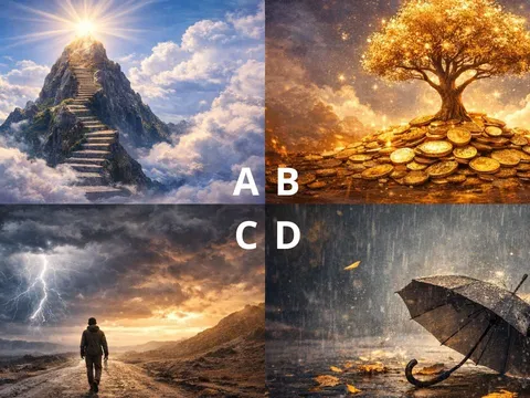 Quiz: Chọn một hình ảnh để xem Vận Khí của bạn đang đi lên hay đi xuống