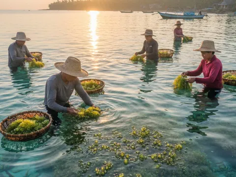 Nghề “nhặt ngọc” giữa đại dương xanh: Mưu sinh bền bỉ của người miền biển