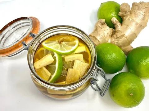 Cách uống nước chanh gừng buổi sáng giúp làm sạch phổi, giúp giảm cân