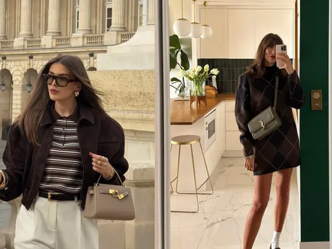 Công thức phối đồ màu trung tính mang đậm tinh thần thời trang Pháp, đơn giản nhưng luôn tạo được dấu ấn riêng