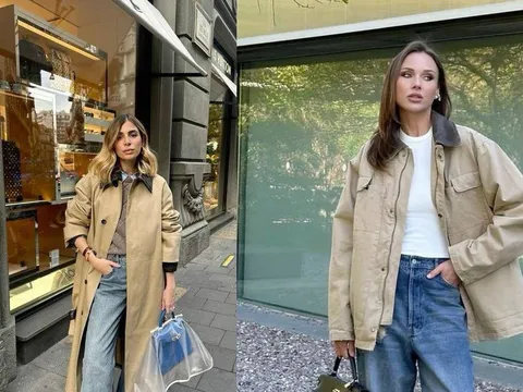 4 kiểu áo đẹp mặc cùng quần jeans, sang như quý cô nước Pháp